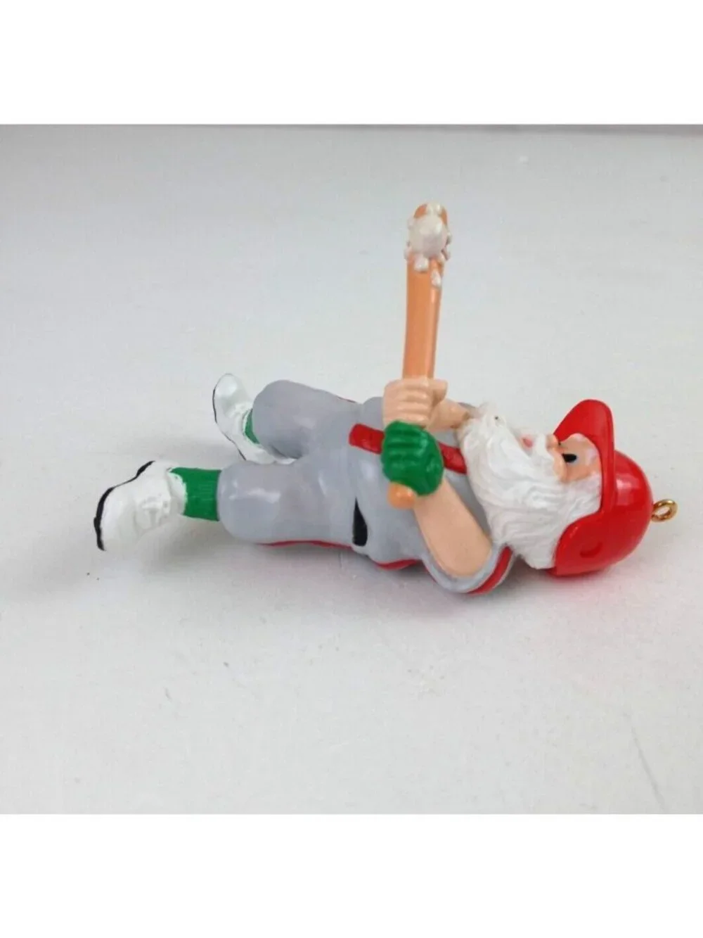 Vintage 1987 Hallmark Keepsake Ornament Santa At The Bat In Original Box